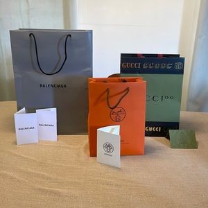 Luxury shopping bags